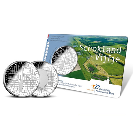Nieuwe herdenkingsmunt Schokland Vijfje verkrijgbaar bij Goudwisselkantoor
