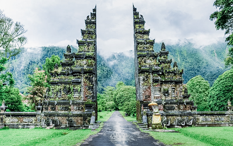 poorten op Bali Indonesië