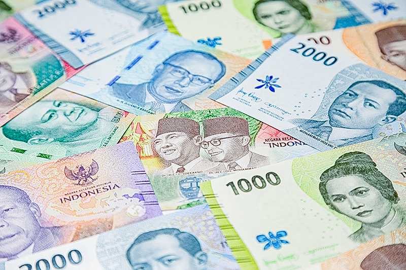  Indonesische roepia biljetten wisselen