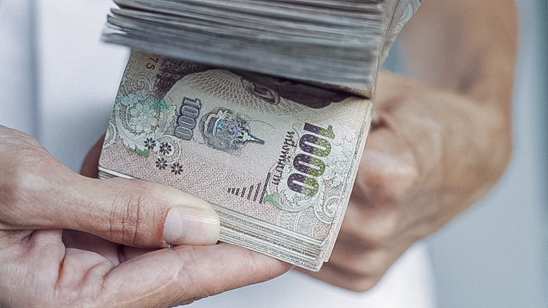 Vooraf Thaise baht bestellen