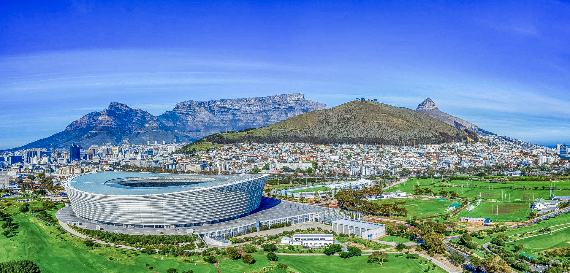 Uitzicht op Pretoria, Zuid-Afrika dankzij vooraf rand wisselen