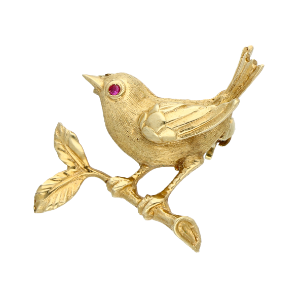 Gouden broche verkopen