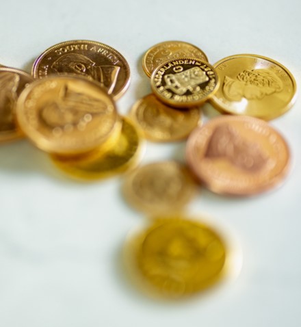 Gouden munten taxeren