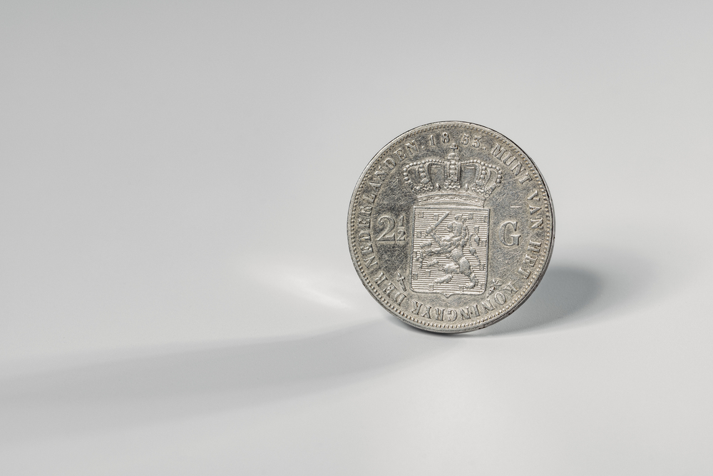 An old Dutch guilder